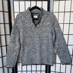 Class Club Boys Quarter Zip Sweater-Look Fleece Pullover Size 14/16